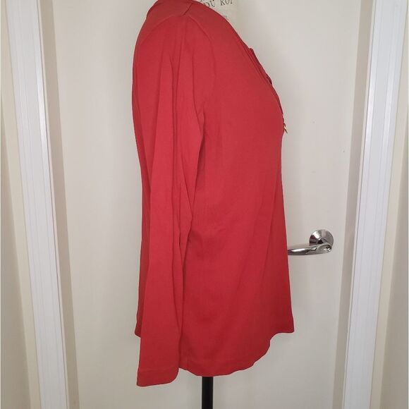 Ralph Lauren red long sleeve top - Picture 3 of 6